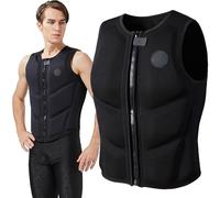 Buoyancy Aid Neoprene Life Jacket Adults Floatation Swim Vest for Men And Women 48-90kg Paddle Board Life Vests(4XL)