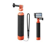 Buoyancy Bar Floating Handle Grip for Insta360 X5 X4 X3 Ace Pro 2, Universal Anti-sinking Floaty Stick for DJI Osmo Action 5 Pro/4/3/2 Series, with Wrist Strap & Mounting Adapter