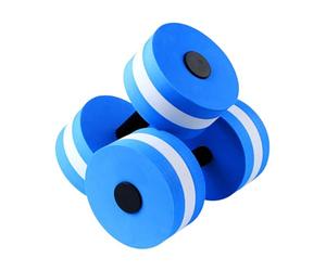 Buoyancy Dumbbell Water Aerobics Sure Here's A Product Title for Listing 2pcs High Density Eva Foam Pool Weight Men Women Aerobic Loss Floating Blue