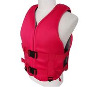 Buoyancy Vest | Adjustable Flotation Device for Swimming, Water Sports | Lightweight Safety Jacket Adults Kids (Universal Fit)(Red A,XXL)