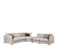 Buoyant Carter Fabric Corner Sofa - LH1/ALU/COR/FST/RH2 - Variation Available