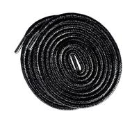 BupiMufi Round Glitter Shoe laces - Bling and Sparkle, Diameter of 0.16In, 55In Long, Black