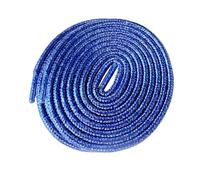 BupiMufi Round Glitter Shoe laces - Bling and Sparkle, Diameter of 0.16In, 55In Long, Royal Blue