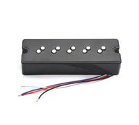Buqpow 5-String Double-Layer Al-Ni-Co 5-Type Bass Pickup Staggered Magnetic Column Double-Coil Pickup Resistance: Neck-17K