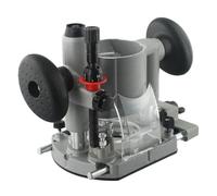 Buqpow Adjustable Trimming Machine with Plunge Router Base,Double Handle,Heavy-Duty Milling Power Tool for Precision Woodworkin