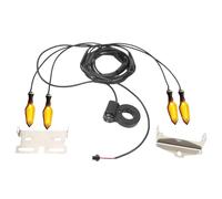 Buqpow Electric Bicycle Ebike Turn Signal 36V 48V 52V 72V Waterproof Cable LED Flashing V04-36-72V
