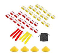 Buqpow Rugby Waist Flag Pvc Streamer Youth Rugby Belt Game Pull the Flag Tear the Flag to Win the Pointed Flag Belt