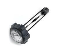 Buqpow Snowmobile Screw on Non-Vented Gas Fuel Caps with Gauge Mechanical Diesels Fuel Tanks Level Gauge