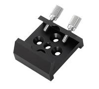 Buqpow Telescope Finder Base Dovetail Groove 1/4 Thread Modification Base Astronomical Telescope Mount Accessories Black