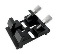 Buqpow Telescope Finder Base Dovetail Plate Base Astronomical Telescope Accessory Dovetail Clamp Camera Adapter Black