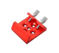 Buqpow Telescope Finder Scope Base Mount Adapter Flat Base for Dovetail Slot 1/4 Thread Conversion Accessories Red
