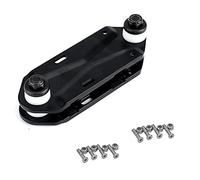 Buqpow Waterborne Rail Adapter Surfskate Truck Fits Any Board - Carve & Cruise Like a Surfboard,Rail Adapter,Black