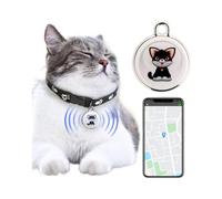 BUQUCCG Mini GPS Tracker for Cats Dogs,Waterproof Cat Tracker GPS Collar for Pets,Pet Tracker for Cats,Real-Time Location Tracking,GPS Pet Tracking Device (A)