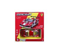 Bburago Build-It-Yourself Die-Cast Supercar Model Kit - Ferrari 488 Challenge - 1:24 Scale - Exceptionally Detailed Collectable Replica Race Car