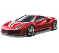 BURAGO 1/24 FERRARI 488 PISTA RACEANDPLAY RED/WHITE/BLACK 26026