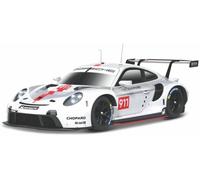 BURAGO 1/24 PORSCHE 911 RSR GT NO.911 WHITE GREY RED 28013