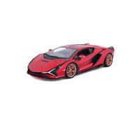 Burago 1:24 Scale Lamborghini Sian Fkp 37 Red