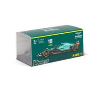 Burago 1:43 Aston Martin Cognizant Aramco F1 Team AMR23 No.18 Stroll #18-38091S