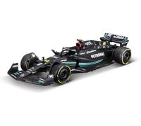 Burago 1:43 Mercedes F1 W14 No.44 Lewis Hamilton 2023 Car Model Replica