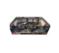 RED BULL RACING Set of 4 Formula 1 F1 2021-2023 Car Models - VERSTAPPEN - Scale 1:43 12 cm - BBurago 38092V