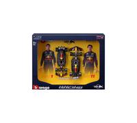 Bburago F1 Formula 1 RED BULL RACING RB20 (2024) - VERSTAPPEN AND PEREZ 2 Pack - 1:43 Scale - Incredibly Detailed Die-Cast Replica Collectible Race Car Models, Multiple Colours