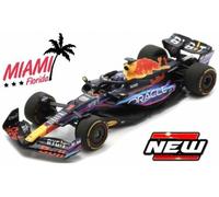 BURAGO 1/43 RED BULL RACING RB19 NO.1 MAX VERSTAPPEN WINNER MIAMI GP 2023 38082