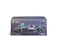 Burago 1:43 Scale Mercedes-AMG Petronas F1 2024 W15 No.63 Russell - #18-38209R