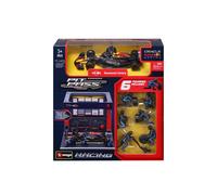 Burago 1:43 Scale Oracle Redbull Racing Formula One Team Pit Pass Diorma Playset