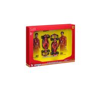 Bburago Ferrari SF-24 F1 Imola Livery 2024 Leclerc #16 and Sainz #55, Set of 2 Diecast Cars in 1:43 Scale, Display Box, Officially Licensed by Ferrari, Recommended Age 14+
