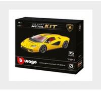 Bburago Model Kit Lamborghini Countach - Realistic 1:24 Scale Model Car, Official Lamborghini Licence, Recommended Age 14+ Years