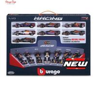 Burago 38168 - 1/43 Red Bull F1 2013 - 2024 7 Car Set