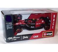 Burago ALFA R0ME0 Stake C43#24 Zhou Guanyu 2023 car 1:43 scale Diecast model