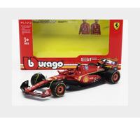 Bburago 1/43 - SF-24 for Scuderia Ferrari F1 Team SF24 Signature Die cast Adults Model Car Display F1 GP 2024 Collection - #55 Carlos Sainz