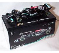 Burago F1 2021 Mércédés AMG F1 W12 E-Performance #44 Lewis Hamilton car 1:43 scale diecast model