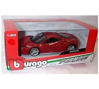 burago F'ERRAR'I 488 GTB red Race & Play car 1:24 scale diecast model