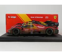 Burago Ferrari 499P #50 Winner 24H Le Mans 2024 Dirty Version 1/18 18-16303D