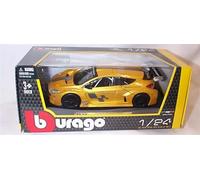burago gold R'ENAUL'T megane trophy car 1.24 scale diecast model