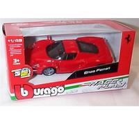 Burago race & play F'ERRAR'I Enzo in red Pull Back & Go car 1:43 scale Diecast model