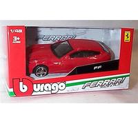 Burago race & play FF red ferrari car 1:43 scale Diecast model