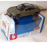 Burago Street fire Audi Rs e-tron Gt Sage Green car 1:43 scale Diecast model