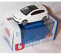 Burago Street fire V0LKSWAGEN Polo GTI MK5 White car 1:43 scale Diecast model