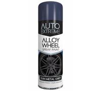 BURAKH Auto Alloy Wheel Gun Metal Grey Spray Paint 300ml - Smooth Finish, Fade & Chip Resistant | Car Wheel Refurbishment Paint | Fast-Drying Automotive Spray Paint