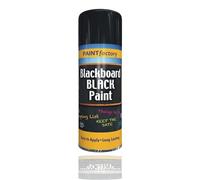 BURAKH Blackboard Black Spray Paint Long-Lasting Matte Finish Chalkboard Paint for Wood, Metal, and Wall Surfaces Fast Dry, Smooth Coverage 400 ml (400 Milliliters)