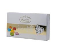 Buratti Confetti White Heart-Shaped Sugared Chocolates, 1 kg, CRBI 100