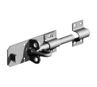Burbage Iron Craft 6 inch Brenton Sliding Bolt, Pad Lockable, Fits All Gates - Galvanised in Silver Burbage Iron Craft Silver