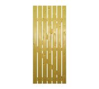 Burbage Iron Craft Carla Open Boarded Square Top Timber Gate 1050mm Wide X 1800mm High Ca64