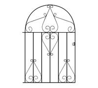 Burbage Iron Craft Cleve Metal Scroll Low Bow Top Garden Gate 914mm Gap X 1219mm High Clbzp52