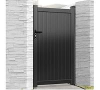 Burbage Iron Craft Harrogate Aluminium Pedestrian Garden Gate 750mm Wide X 1800mm High Black