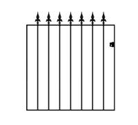 Burbage Iron Craft Saxa Spear Top Metal Garden Gate 914mm Gap X 950mm High Sazp05/3