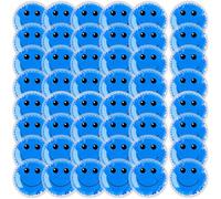 Burbell 48 Pack Smile Boo Boo Ice Packs Small Hot Cold Reusable Gel Bead Blue Ice Pack Cold Therapy for Fever Wisdom Teeth Tired Eyes Headache Pain Relief Toothache Supplies (Blue)
